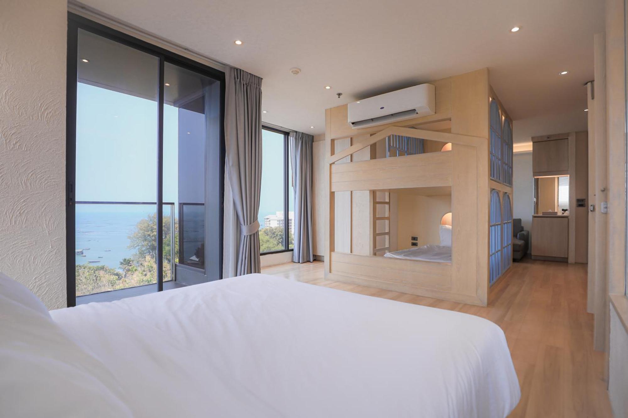 Balcony Seaside Sriracha Hotel & Serviced Apartments Si Racha Eksteriør bilde